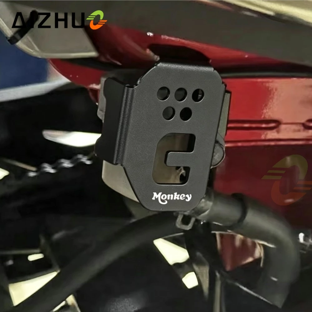 For Honda DAX125 DAX ST125 ST 125 Monkey 125 Rear Brake Fluid Reservoir Cover Guard 2018 2019 2020 2021 2022 2023 2024 2025 2026