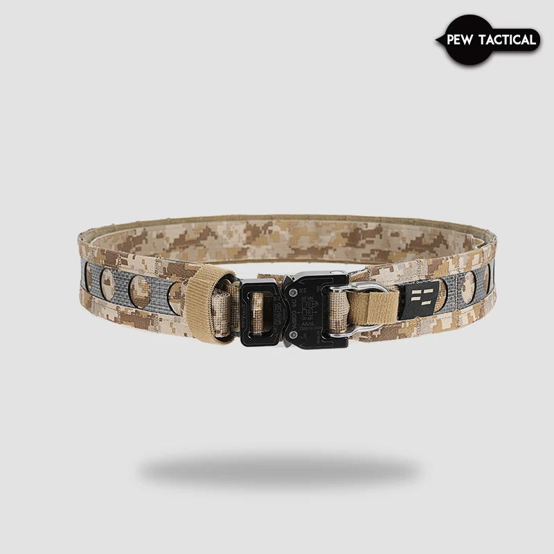 เข็มขัด Pew Tactical Pharaoh Sle แบบสองชั้น Bison Belt 2 Layers T Board สำหรับกิจกรรมกลางแจ้ง ท่องเที่ยว อุปกรณ์ทหาร ของสะสมสำหรับแฟนทหาร