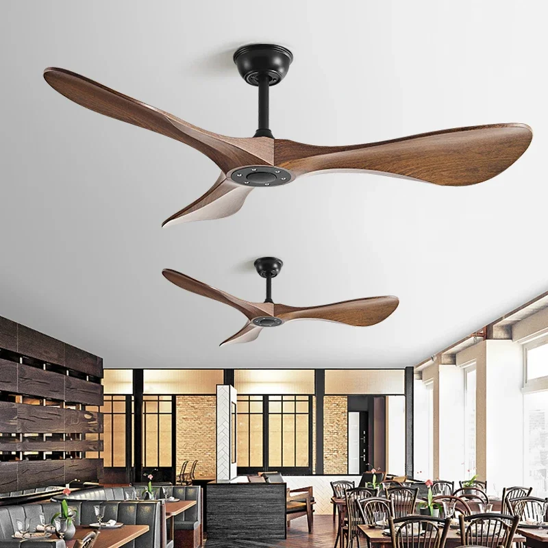 

Потолочный вентилятор Самый дешевый современный скандинавский 52-дюймовый 3 лопасти Ретро бытовой пульт дистанционного управления Mute Bldc