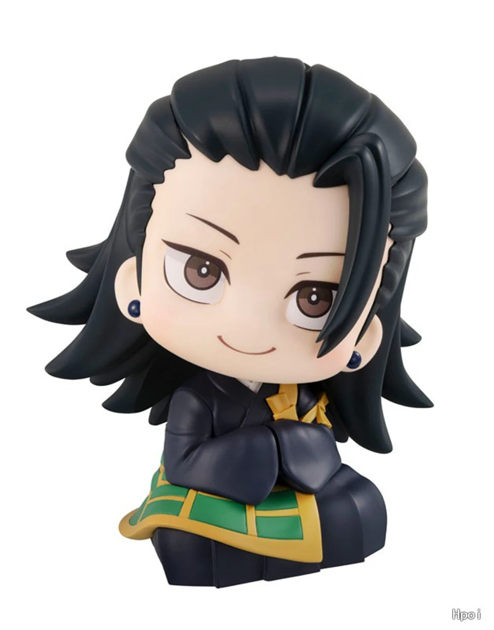 10 センチメートルアニメ呪術廻戦 Geto Suguru 高校五条悟ルックアップ座っているかわいい Q バージョン模型玩具ギフトアクションフィギュア