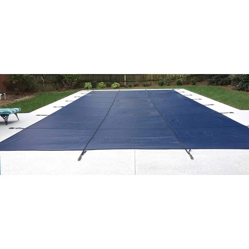 Inground Pool Safety Cover 12' x 27', Rectangle, 15-Year Warranty, UL Classified to ASTM F1346, Triple Stitched for MAX Strength