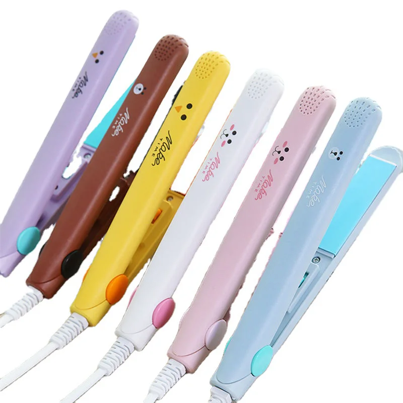 2023 Popular Curling Iron Ceramic Straightening Styling Tools Curler Flat Iron Mini Hair Straightener