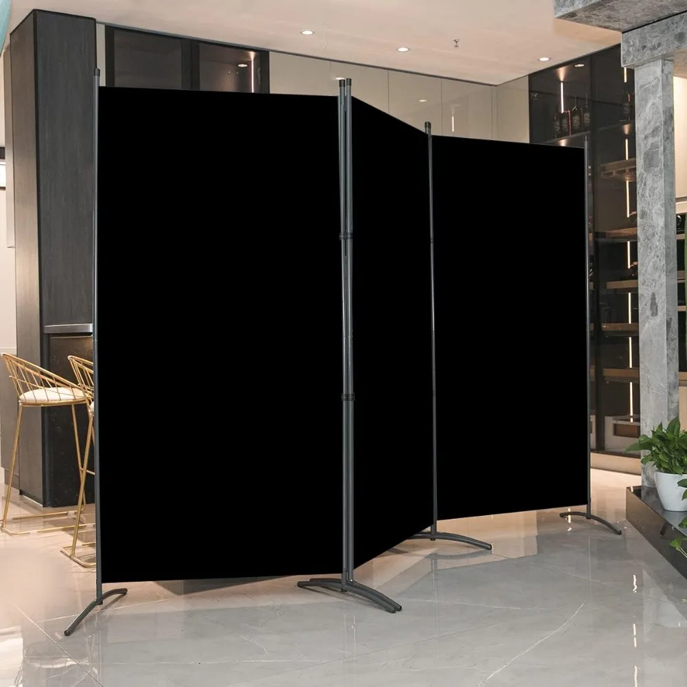 Indoor Room Divider, Portable Office Divider, Room Divider Wall Screen 3 Panel, Folding Partition Privacy Screen Walls Dividers