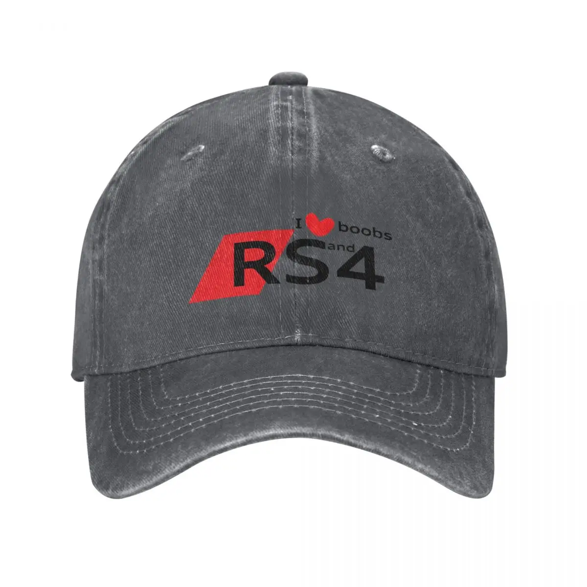 I love boobs and RS4 Baseball Cap Golf Wear Icon Mens Hats Women's