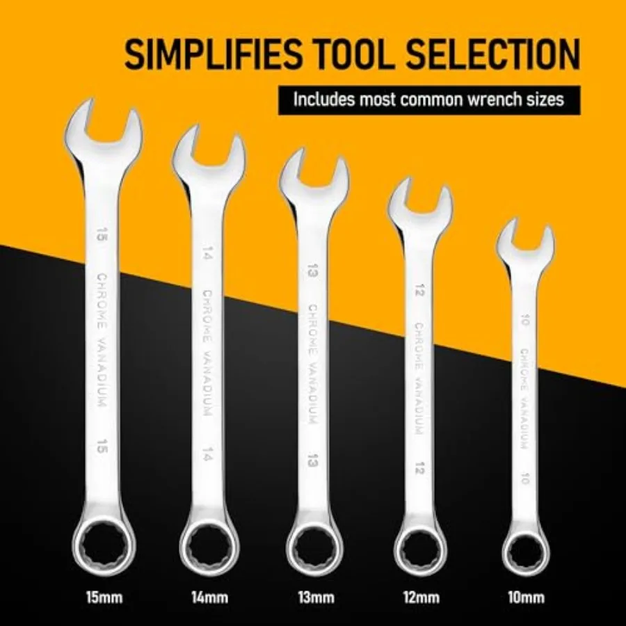 Kit di attrezzi da 159 pezzi Set di cassette degli attrezzi per meccanici e riparazioni auto Kit completo di attrezzi domestici generali per la manutenzione automatica domestica