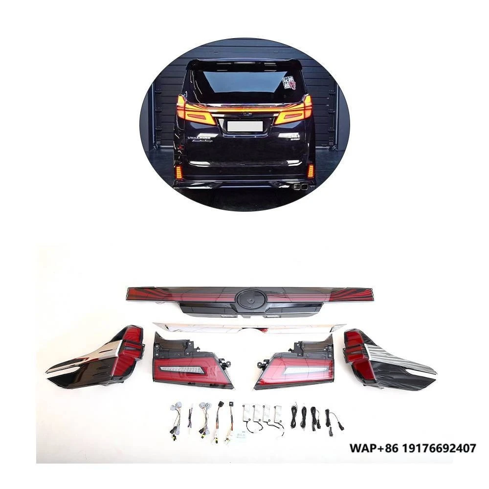 

Высококачественные задние фонари для Yo Ta 30AGH Alphard/Vellfire 2015-2022, OEM задний фонарь Uograde to Red Devil's Eye, задний фонарь