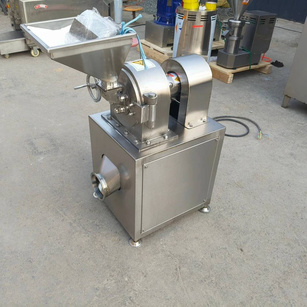 *forFood-grade 304 Stainless Steel Pulverizer Mill Grinder Maize Mill Grinding Machine Baby Flour Herb & Spice Grinding Machine