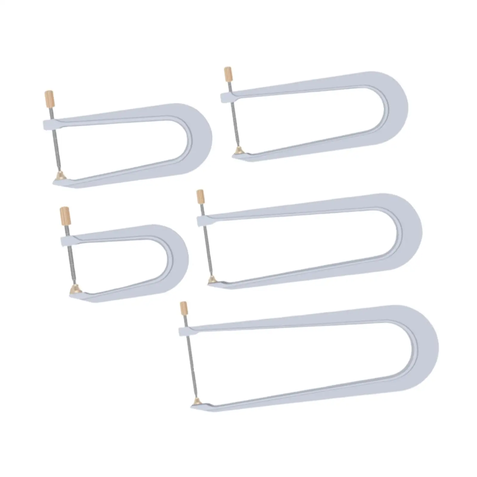 5 pièces de serrage de faisceau d'instrument en aluminium universelles pour violon, alto, violoncelle et guitare, outil de fabrication d'instruments, Luthier fiable à faire soi-même