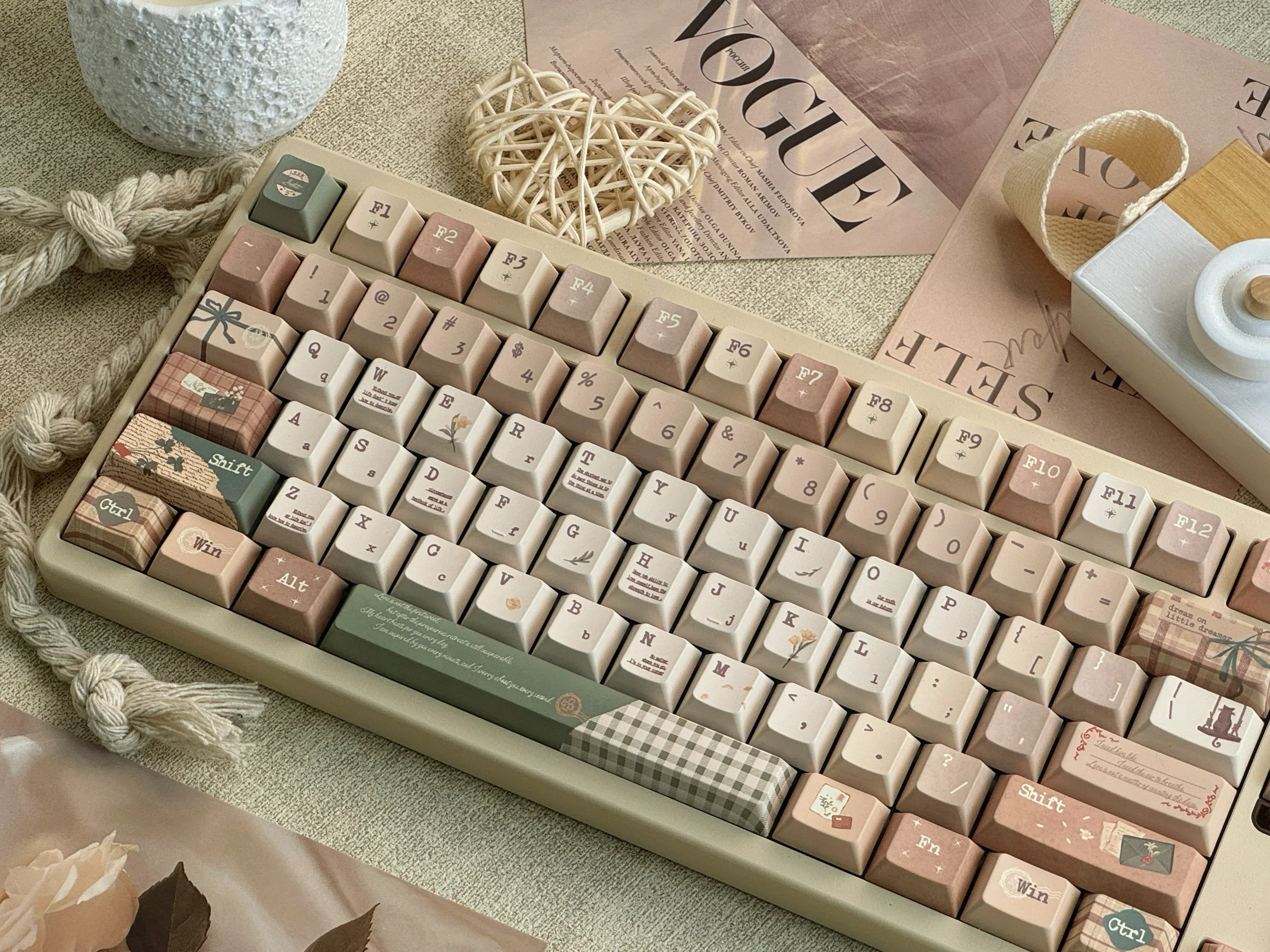 アキバノートオリジナルキーキャップ新しいオリジナルの非常にシンプルなキーキャップオリジナル Pbt キーボードキャップ