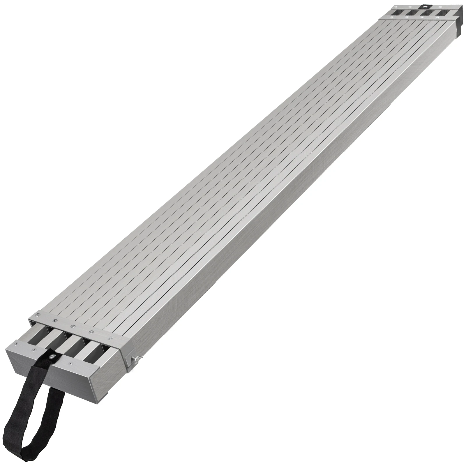 VEVOR Telescoping Aluminum Work Plank 9-15Feet 500lbs Capacity 12.5inch Width Aluminum Scaffold Plank Extension Staging Plank