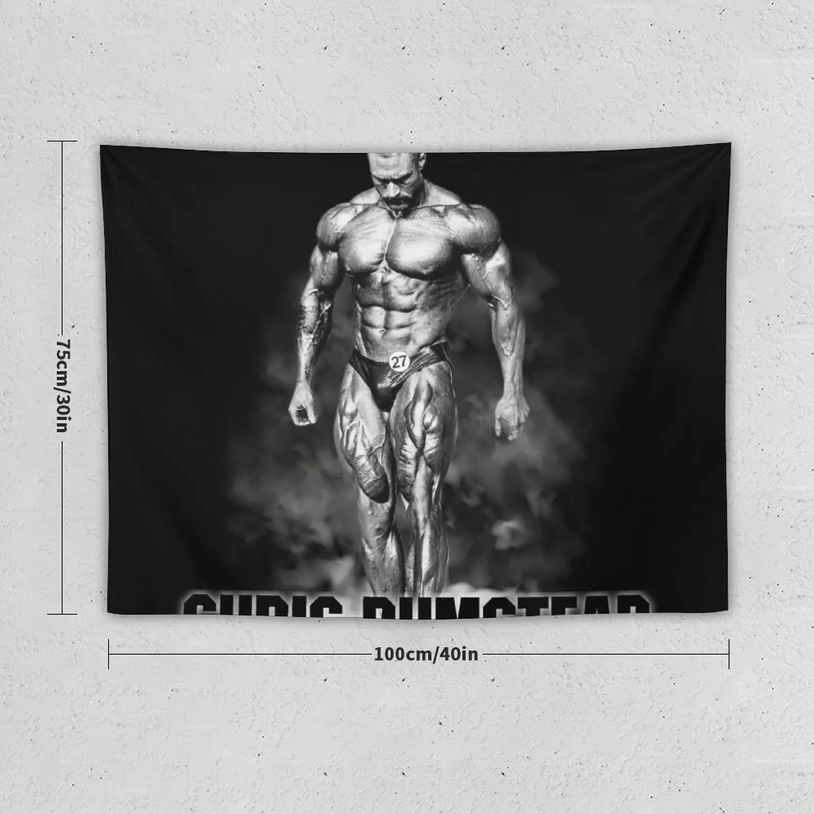 Chris Bumstead CBum Bodybuilder Tapestry Aesthetic Home Decor Wall Decoration Items Room Decor Korean Style Tapestry