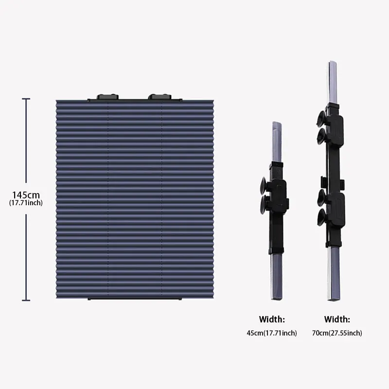 Universal 45cm 70cm Anti-glare Anti-UV Insulation Car Sunshade Retractable Window Sunshade Car Sunshade Accessories
