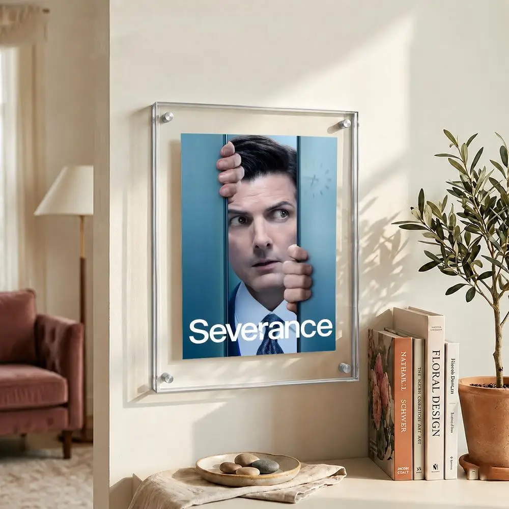 TV Series Severance Poster High Definition Stickers, Wall Decals for Bedroom Living Room, Home Art Decor