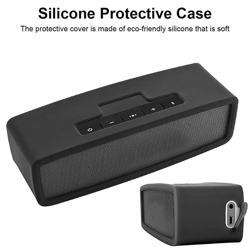 Funda protectora portátil a prueba de golpes y anticaída, funda de silicona para Audio Bluetooth Bose- Mini 1/2