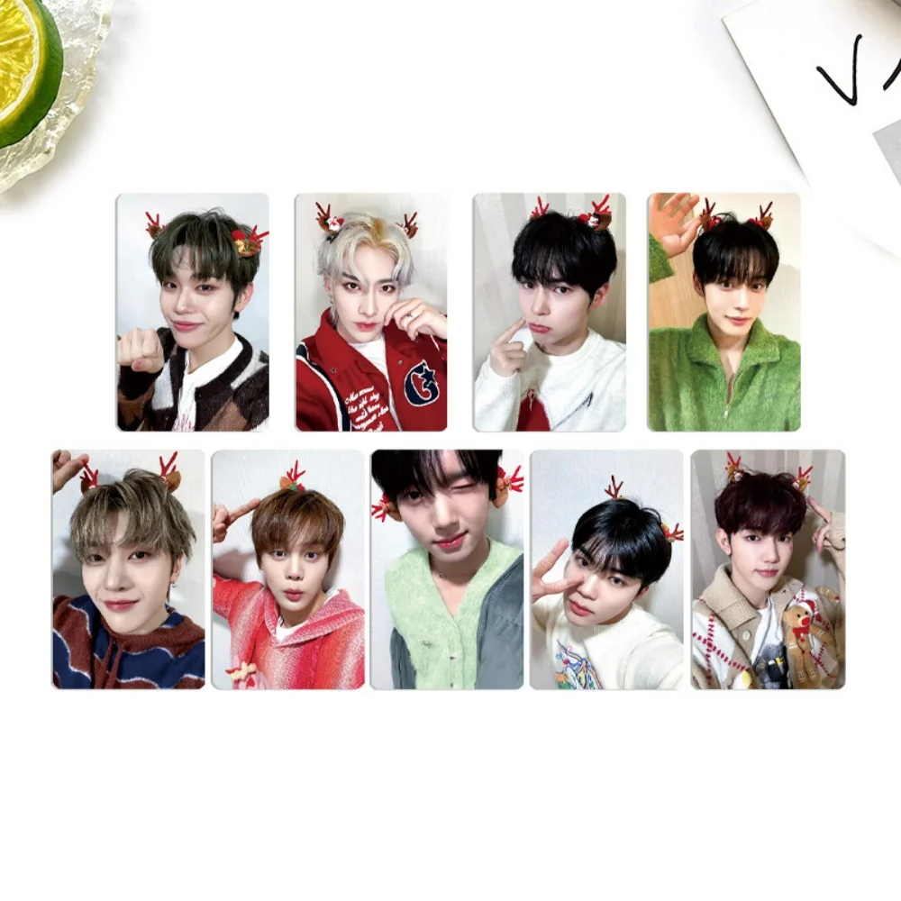 9pcs KPOP ZB1 엽서 ZEROBASEONE 미니 앨범 Lomo 카드 양면 사진 카드 Ricky Matthew Hanbin 팬 컬렉션 선물