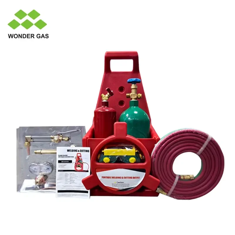 Portable 4L Oxygen & 2L Acetylene Cut Torch Kit Welding