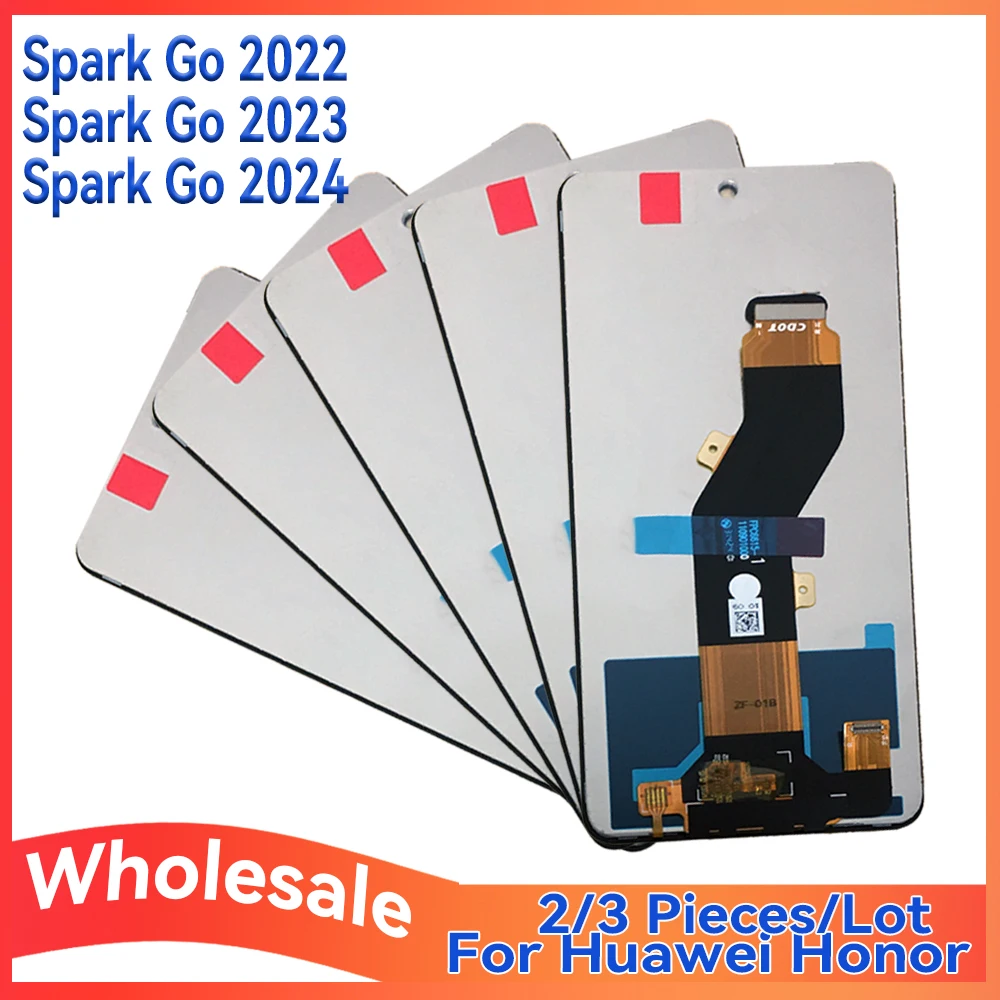 

Wholesale 2/3 Pieces Lot For Tecno Spark Go 2022 Screen Lcd Display With Touch Assembly For Spark Go 2023 2024 BF7