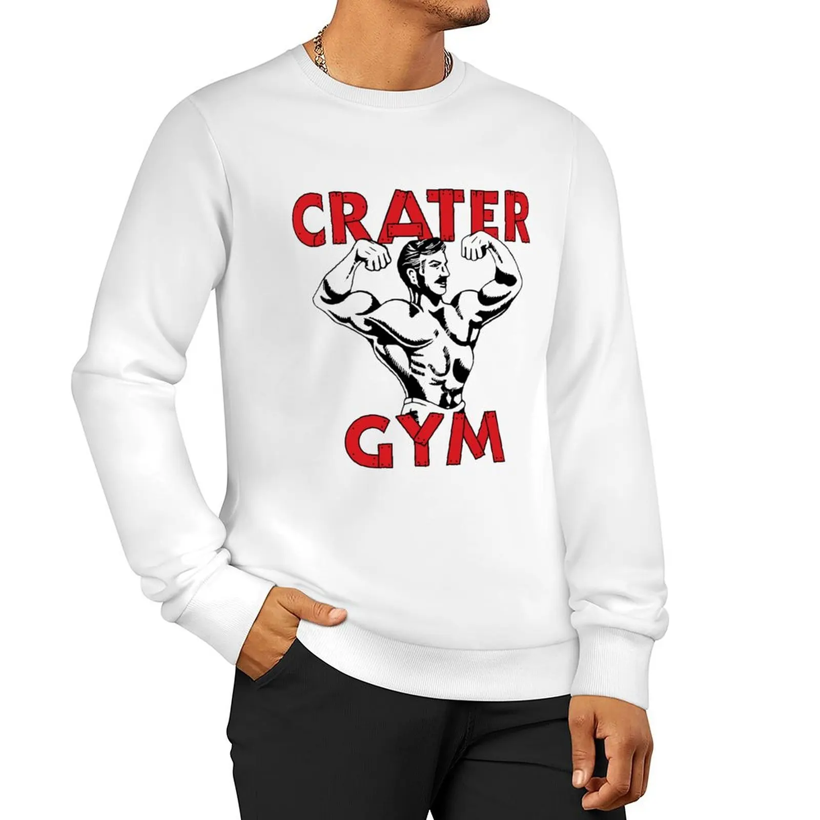 

Love Lies Bleeding Crater Gym - Red Sweatshirt anime clothes men's sweatshirts