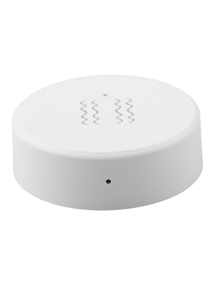 ​ 1 unidad DC 3V para Tuya para Zigbee Sensor de vibración inteligente Sensor de inclinación alarma de monitoreo en tiempo Real 40*40*13mm batería CR2450 para inteligente