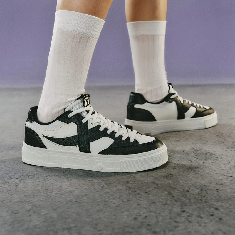 Xtep MAXX-SE Skateboarding Shoes For Women 2024 Summer Wear-Resistant Skate Shoes Comfortable Outdoor Soft Sneakers 876218310006