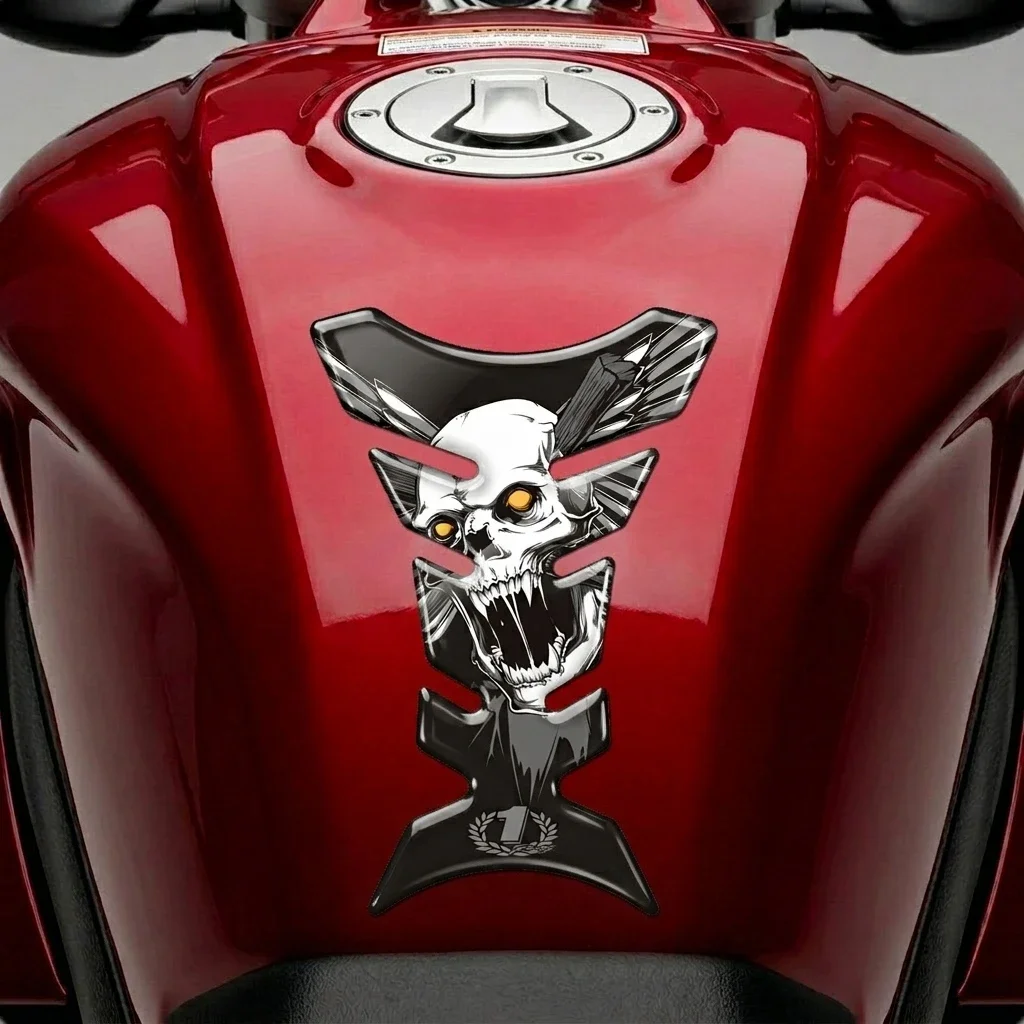 Universal 3D Resin Motorcycle Tank Pad Protector for Aprilia Honda Kawasaki Suzuki Triumph Ducati Yamaha Motorbike