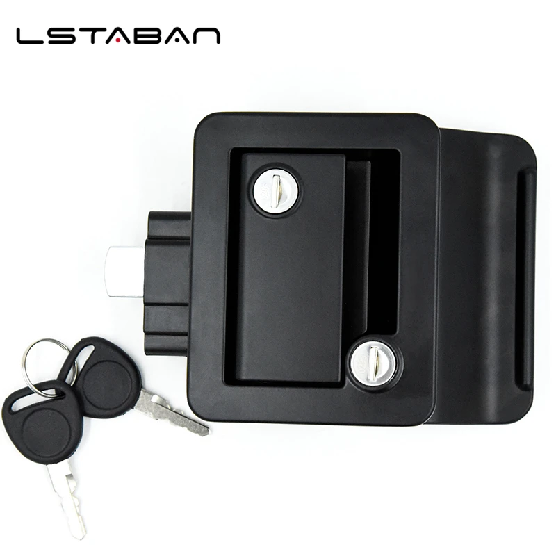 

RV Camper Door Lock Zinc Alloy Door Lock Inside And Outside Double Open Door Handle Caravan RV Travel Trailer Entry Door Lock