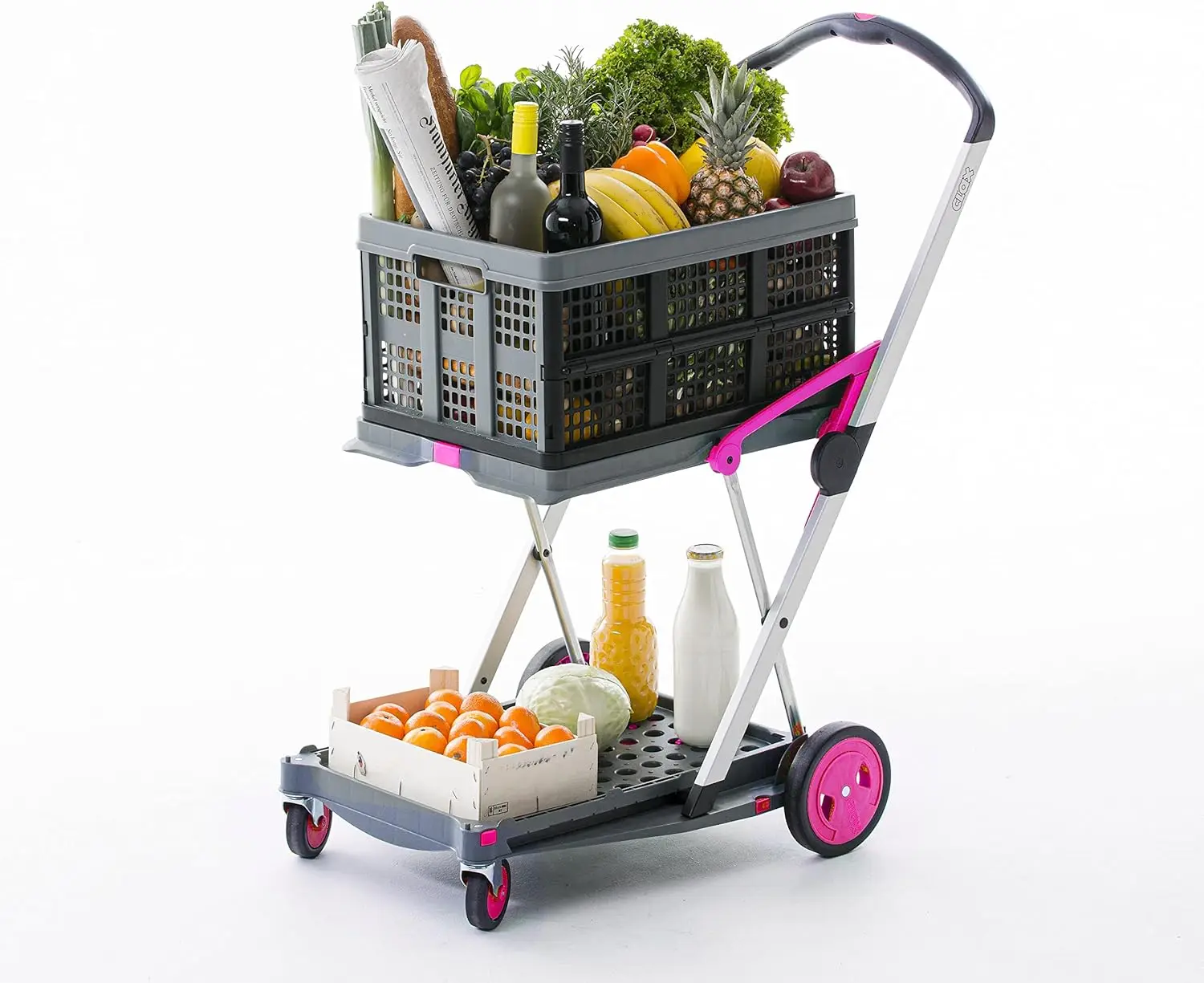 The Original  Made in Germany  Multi use Functional Collapsible Carts  Mobile Folding Trolley  Shopping Cart