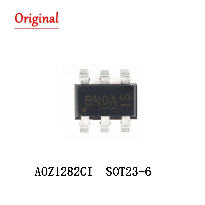 10pcs IC  AOZ1282CI AOZ1282 BN 1282 1.2A SOT23-6 IC NEW and Original