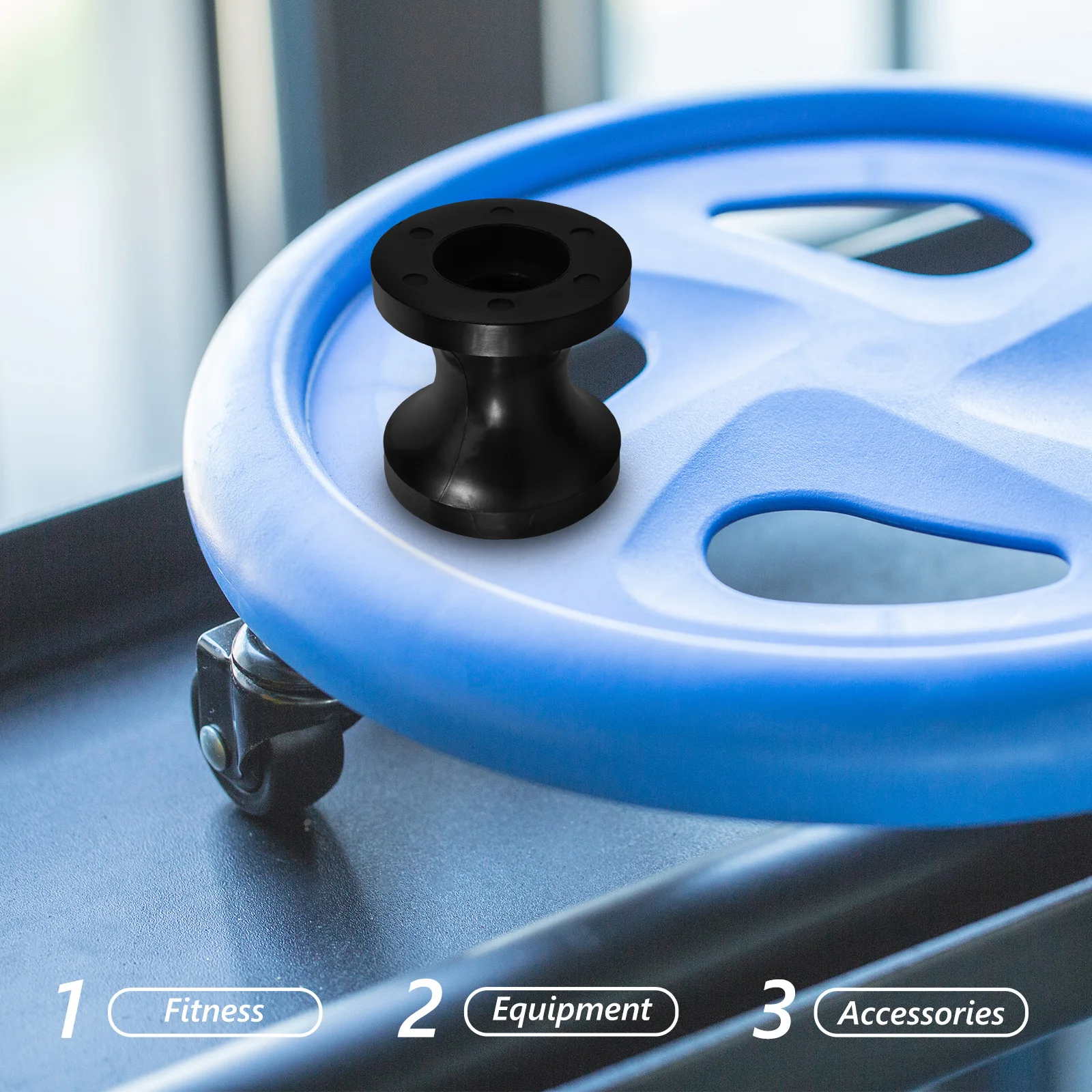 

Fitness Ab Roller Wheel Pp Plastic Smooth Mobility For Exercise Bike Rowing Machine Replacement Parts Gym Accessories