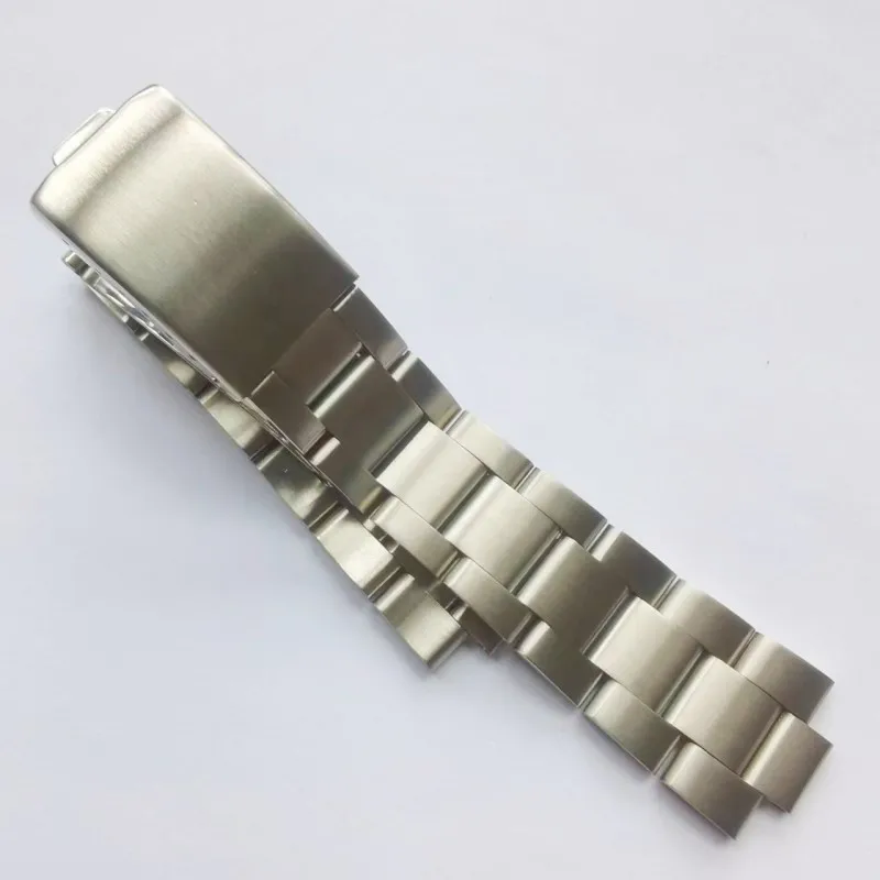 316L Stainless Steel 18mm 19mm 20mm Oyster Vintage Silver Watch Band Strap Fits for RLX 16013 16033 78350 7835 1501 5500