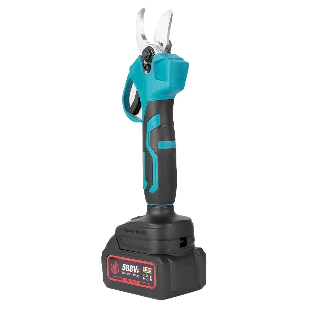 Brushless 30mm Electric Pruner Shear Electric Scissors Cordless Fruit Tree Bonsai Pruning Garden Tool For Makita 18V Battery Pin