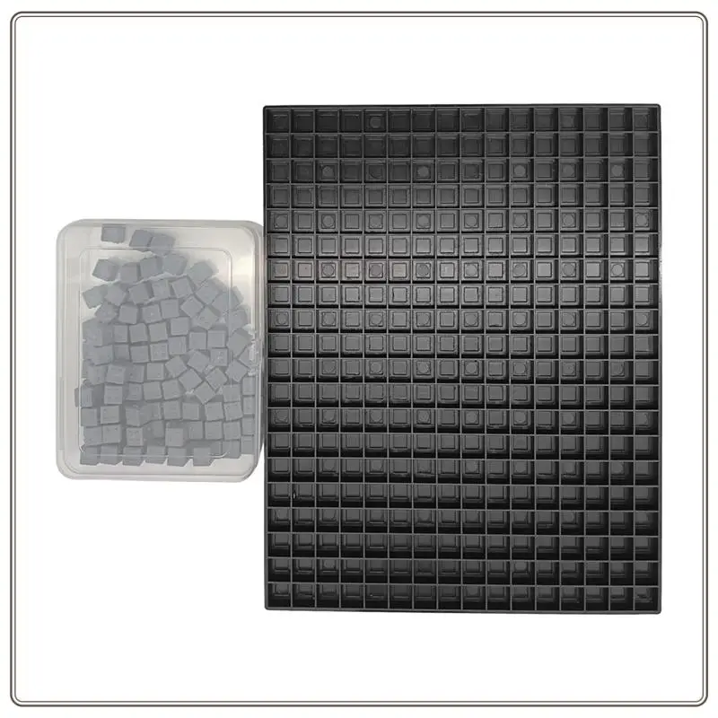 مجموعة مكعبات تعليم الرياضيات من برايل للمساعدات التعليمية الحسابية ذات الرؤية المنخفضة للمدارس العمياء