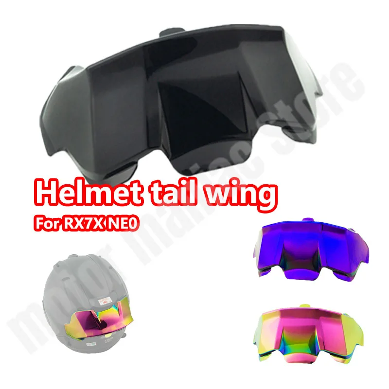 

Motorcycle Rear Trim Helmet Spoiler for RX7X NE0 Helmet Spoiler Accessories Helmets Modified Helmet Tail Accesorios Para Moto