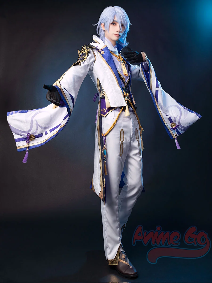 Jogo genshin impacto kamisato ayato cosplay traje halloween outfits c01021 aa