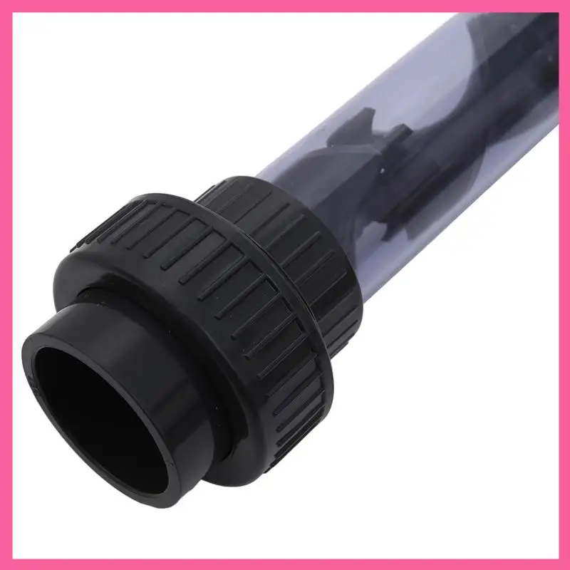 HOT-63Mm Union Connector UPVC Helical Static Mixers Industry Anti Corrosion Plastic Dosing Liquid Mixing Device