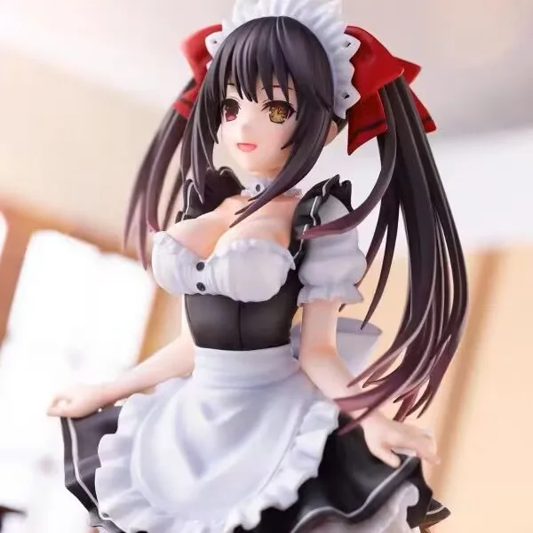 100% Original: Shiqi Crazy Three Maid style 28cm PVC Action Figure Anime Figure Model Toys Figure Collection Doll Gift