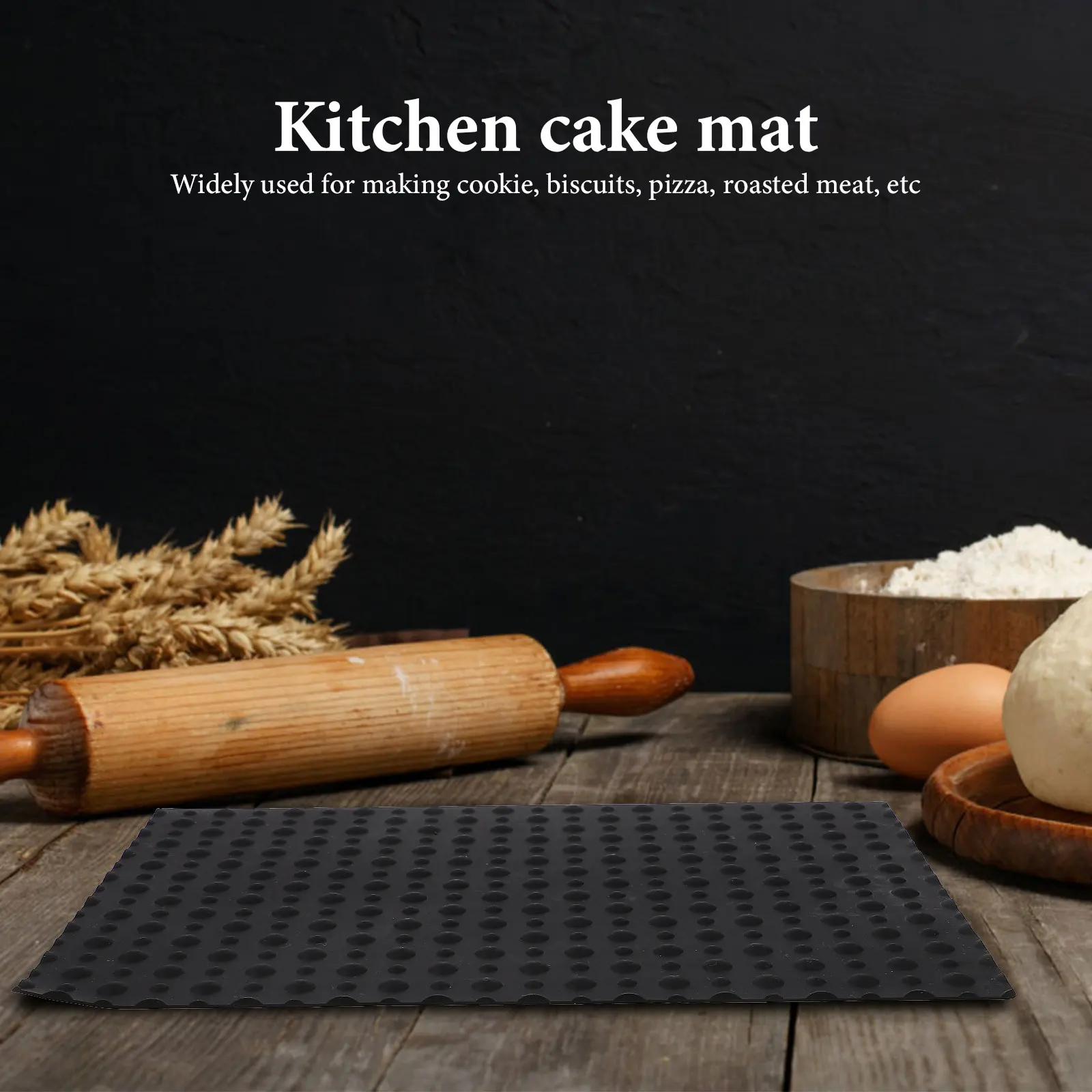 

Silicone Baking Mat Non-Stick Heat Resistant Reusable Washable Multi-Function Cake Roll Pad For Kitchen Baking Swiss Roll