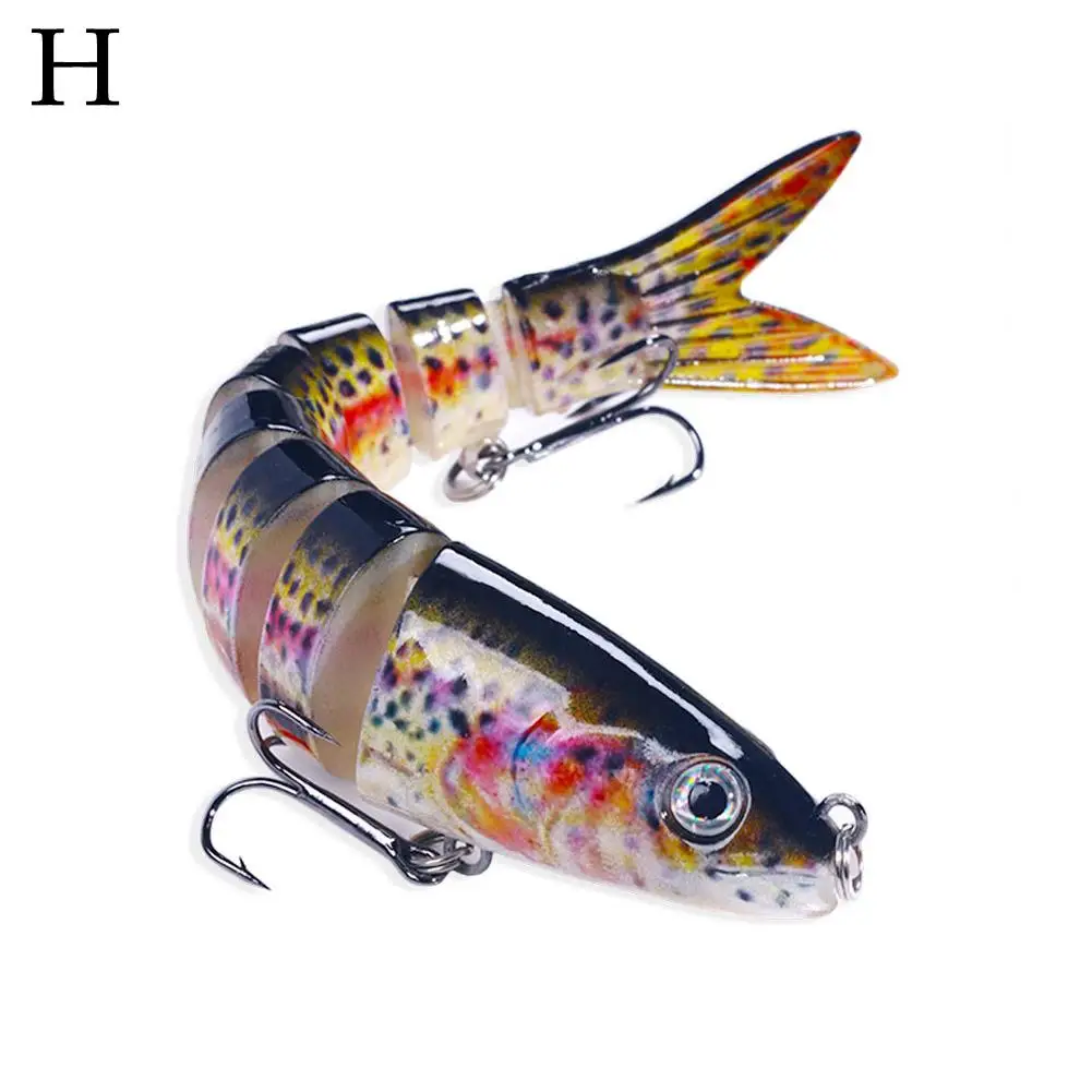 13,4 cm Sinking Wobblers Kunstaas Jointed Crankbait Swimbait 8 Segment Hard Kunstaas Voor Visgerei Lokken