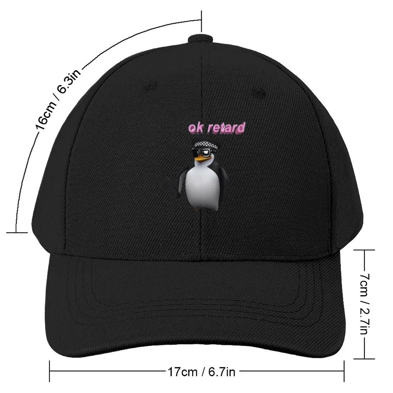 ok retard Baseball Cap Anime Hat sun hat Hats For Men Women's