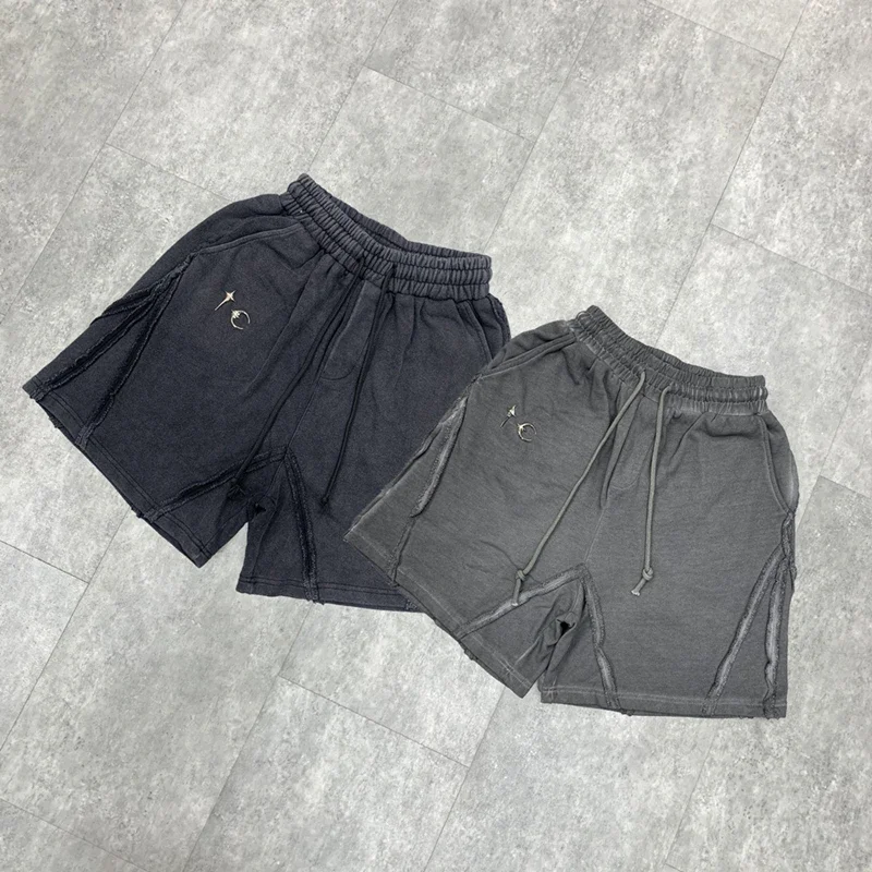 

Yao Fashion Luxury Brand High Quality 1:1 High Street Pants Loose Vintage Casual Sport Metal Logo Summer Shorts For Men