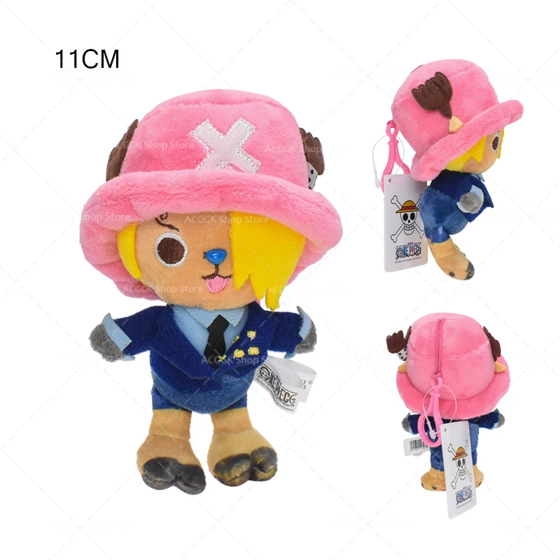 One Piece Tony Tony Chopper Plüschtiere Niedlicher Cartoon Luffy Chopper Sabo Sanji Plüschpuppe Gefüllte Anime Spielzeugpuppe Geschenk für Kinder