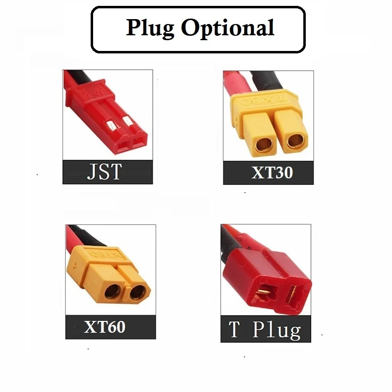 7.4V LIPO Battery 2s 1500MAH 1800mah 45C Battery for RC Drone Helicopter Car FPV Boat Parts With T JST XT30 XT60 Plug