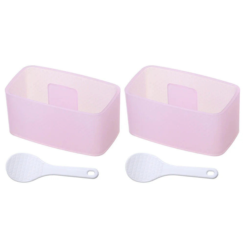 

2 Sets Rice Ball Molds Rice Spoons Onigiri Making Molds Rice Molds sushi maker onigiri mold rice ball making tools