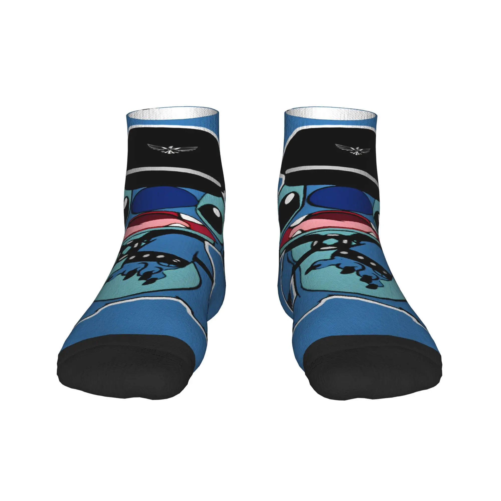 

Unisex Men Casual Socks Kawaii Cartoon Stitch Non Slip Quality Sock Spring Funny Graphic Running Sports Socks