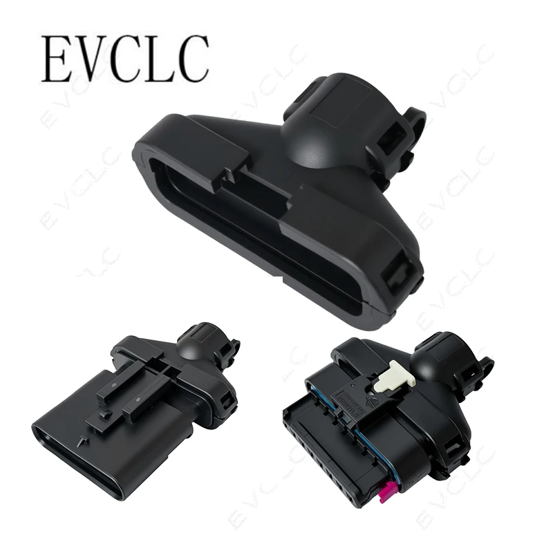 1 Set 8-Pin Automotive Wiring Harness Connectors, Waterproof Plugs 1-1670920-1/1-1703506-1, for VW Audi Collision Sensor Plug - view 2