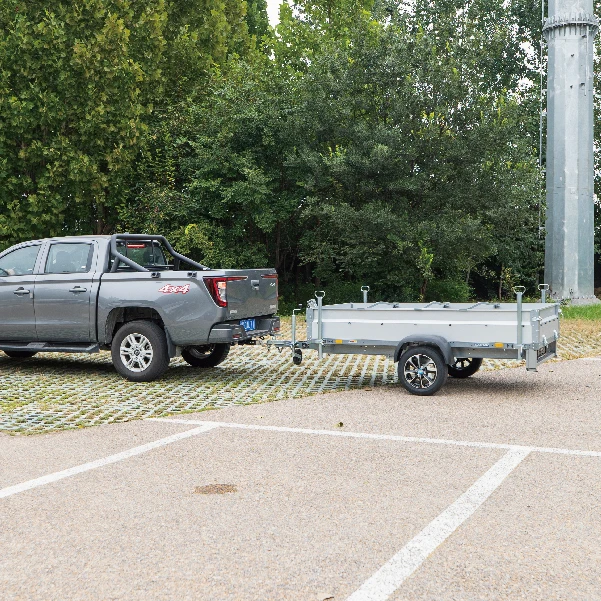 2025 Fabricación de fábrica Ventas Transporte de remolque agrícola Cama baja Remolque agrícola de utilidad Mini remolque de tractor
