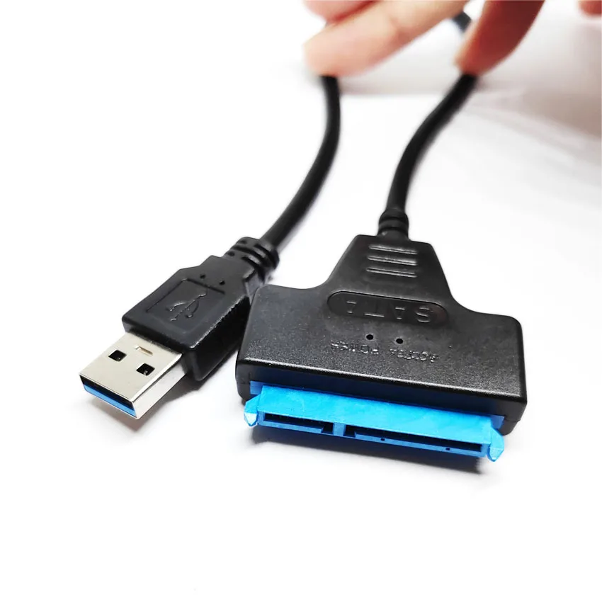 

SATA to USB 3.0 / 2.0 Cable Up to 6 Gbps for 2.5 Inch External HDD SSD Hard Drive SATA 3 22 Pin Adapter USB 3.0 to Sata III Cord