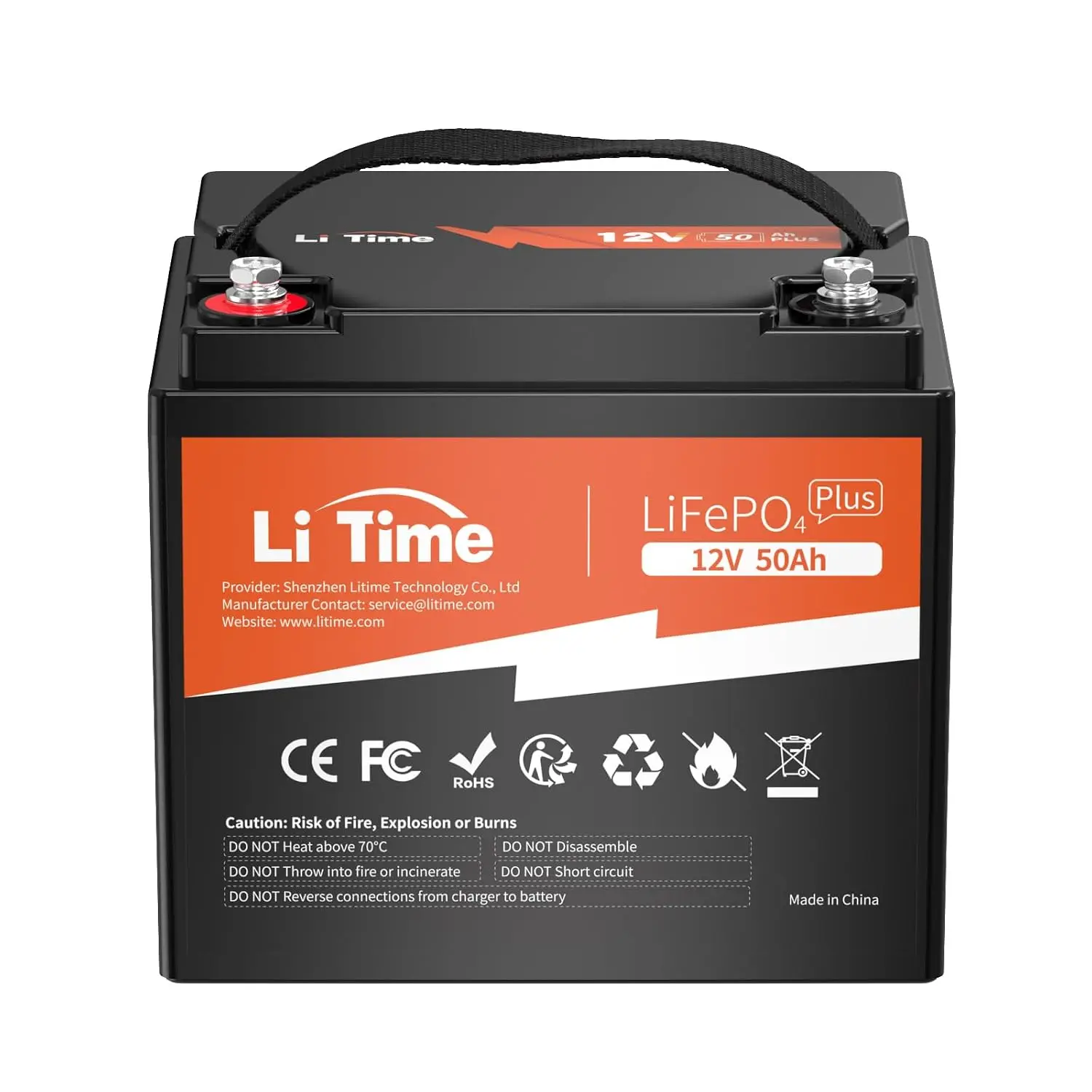 12V 50Ah LiFePO4 Deep Cycle Battery 4000+ Cycles 10 Years Lifespan for Solar Power Home Energy Storage, Customized