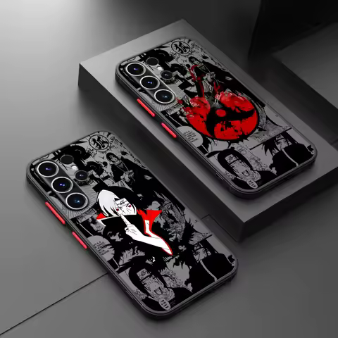 Narutos ITACHI Phone Case for Samsung Galaxy S24 Ultra S23 Ultra S20 S23 FE S22 S20 Plus S21 Luxury Cover