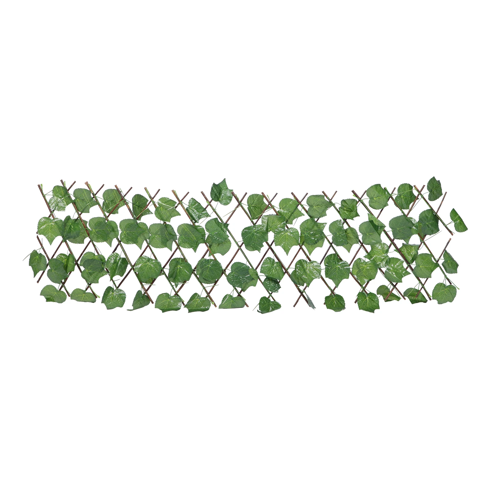 

Artificial Leaf Fence Screen Faux Plants Hedge Garden Stretchable Fence Balcony Decor Green Wall Adornment UV Resistance Weather